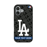 LA Dodgers Personalized Tilt Bump Phone Case for Apple iPhone