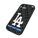 LA Dodgers Personalized Tilt Bump Phone Case for Apple iPhone