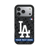 LA Dodgers Personalized Tilt Bump Phone Case for Apple iPhone