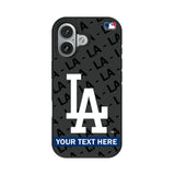 LA Dodgers Personalized Tilt Bump Phone Case for Apple iPhone
