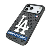 LA Dodgers Personalized Tilt Bump Phone Case for Apple iPhone