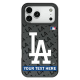 LA Dodgers Personalized Tilt Bump Phone Case for Apple iPhone