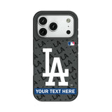 LA Dodgers Personalized Tilt Bump Phone Case for Apple iPhone
