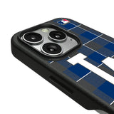 LA Dodgers Plaid MagSafe Compatible Phone Case for Apple iPhone