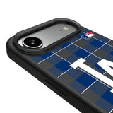 LA Dodgers Plaid MagSafe Compatible Phone Case for Apple iPhone