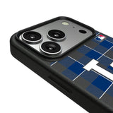LA Dodgers Plaid MagSafe Compatible Phone Case for Apple iPhone
