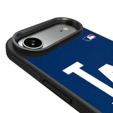 LA Dodgers Solid Bump Phone Case for Apple iPhone