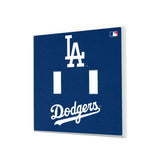 LA Dodgers Solid Hidden-Screw Light Switch Plate
