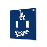 LA Dodgers Solid Hidden-Screw Light Switch Plate