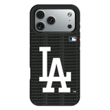 LA Dodgers Text Backdrop Bump Phone Case for Apple iPhone