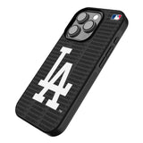 LA Dodgers Text Backdrop Bump Phone Case for Apple iPhone