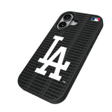 LA Dodgers Text Backdrop Bump Phone Case for Apple iPhone