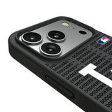 LA Dodgers Text Backdrop Bump Phone Case for Apple iPhone