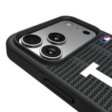LA Dodgers Text Backdrop Bump Phone Case for Apple iPhone