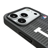 LA Dodgers Text Backdrop Bump Phone Case for Apple iPhone