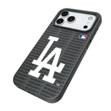 LA Dodgers Text Backdrop Bump Phone Case for Apple iPhone