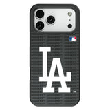 LA Dodgers Text Backdrop Bump Phone Case for Apple iPhone