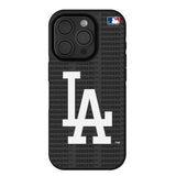LA Dodgers Text Backdrop Bump Phone Case for Apple iPhone