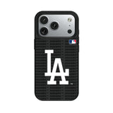 LA Dodgers Text Backdrop MagSafe Compatible Phone Case for Apple iPhone