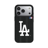 LA Dodgers Text Backdrop MagSafe Compatible Phone Case for Apple iPhone