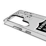 Las Vegas Raiders Confetti Clear Phone Case for Samsung Galaxy