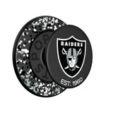 Las Vegas Raiders Confetti PopSockets Magnetic Phone Grip and Stand