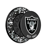 Las Vegas Raiders Confetti PopSockets Magnetic Phone Grip and Stand