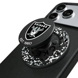 Las Vegas Raiders Confetti PopSockets Magnetic Phone Grip and Stand