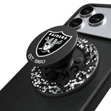 Las Vegas Raiders Confetti PopSockets Magnetic Phone Grip and Stand