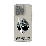 Las Vegas Raiders Deco Clear Phone Case for Apple iPhone