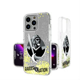 Las Vegas Raiders Deco Glitter Phone Case for Apple iPhone