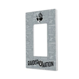 Las Vegas Raiders Deco Hidden-Screw Light Switch Plate