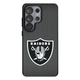 Las Vegas Raiders Linen MagSafe Compatible Phone Case for Samsung Galaxy 26 Series