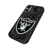 Las Vegas Raiders Paisley MagSafe Compatible Phone Case for Apple iPhone