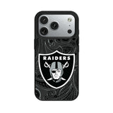 Las Vegas Raiders Paisley MagSafe Compatible Phone Case for Apple iPhone