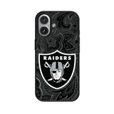Las Vegas Raiders Paisley MagSafe Compatible Phone Case for Apple iPhone