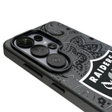Las Vegas Raiders Paisley MagSafe Compatible Phone Case for Samsung Galaxy 26 Series