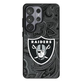Las Vegas Raiders Paisley MagSafe Compatible Phone Case for Samsung Galaxy 26 Series