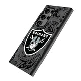 Las Vegas Raiders Paisley MagSafe Compatible Phone Case for Samsung Galaxy