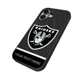 Las Vegas Raiders Personalized EndZone Plus Bump Phone Case for Apple iPhone