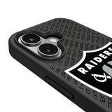 Las Vegas Raiders Personalized EndZone Plus Bump Phone Case for Apple iPhone