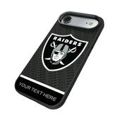 Las Vegas Raiders Personalized EndZone Plus Bump Phone Case for Apple iPhone