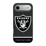 Las Vegas Raiders Personalized EndZone Plus Bump Phone Case for Apple iPhone 17 Series