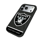 Las Vegas Raiders Personalized EndZone Plus Bump Phone Case for Apple iPhone