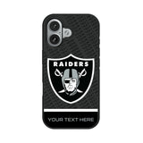 Las Vegas Raiders Personalized EndZone Plus Bump Phone Case for Apple iPhone