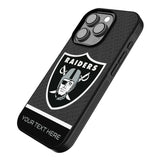 Las Vegas Raiders Personalized EndZone Plus Bump Phone Case for Apple iPhone