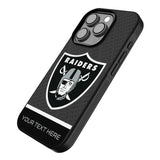 Las Vegas Raiders Personalized EndZone Plus Bump Phone Case for Apple iPhone