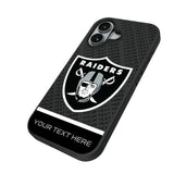 Las Vegas Raiders Personalized EndZone Plus Bump Phone Case for Apple iPhone