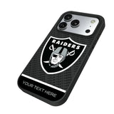 Las Vegas Raiders Personalized EndZone Plus Bump Phone Case for Apple iPhone