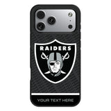 Las Vegas Raiders Personalized EndZone Plus Bump Phone Case for Apple iPhone